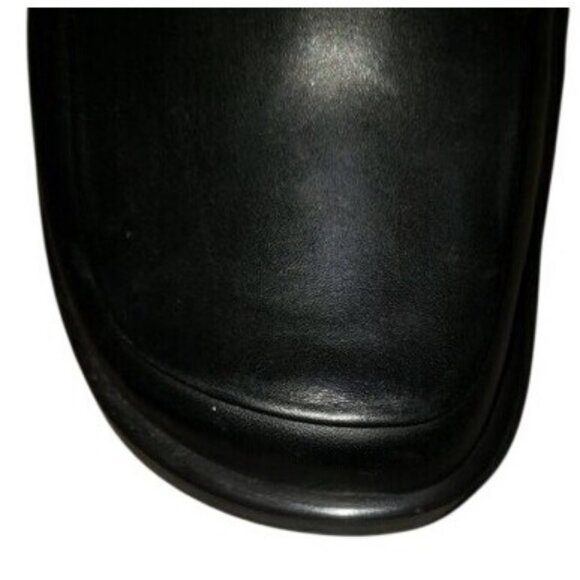 FRANCO SARTO Flex Black Italian Leather Loafers Driving Shoes size 10 wide - Picture 4 of 11